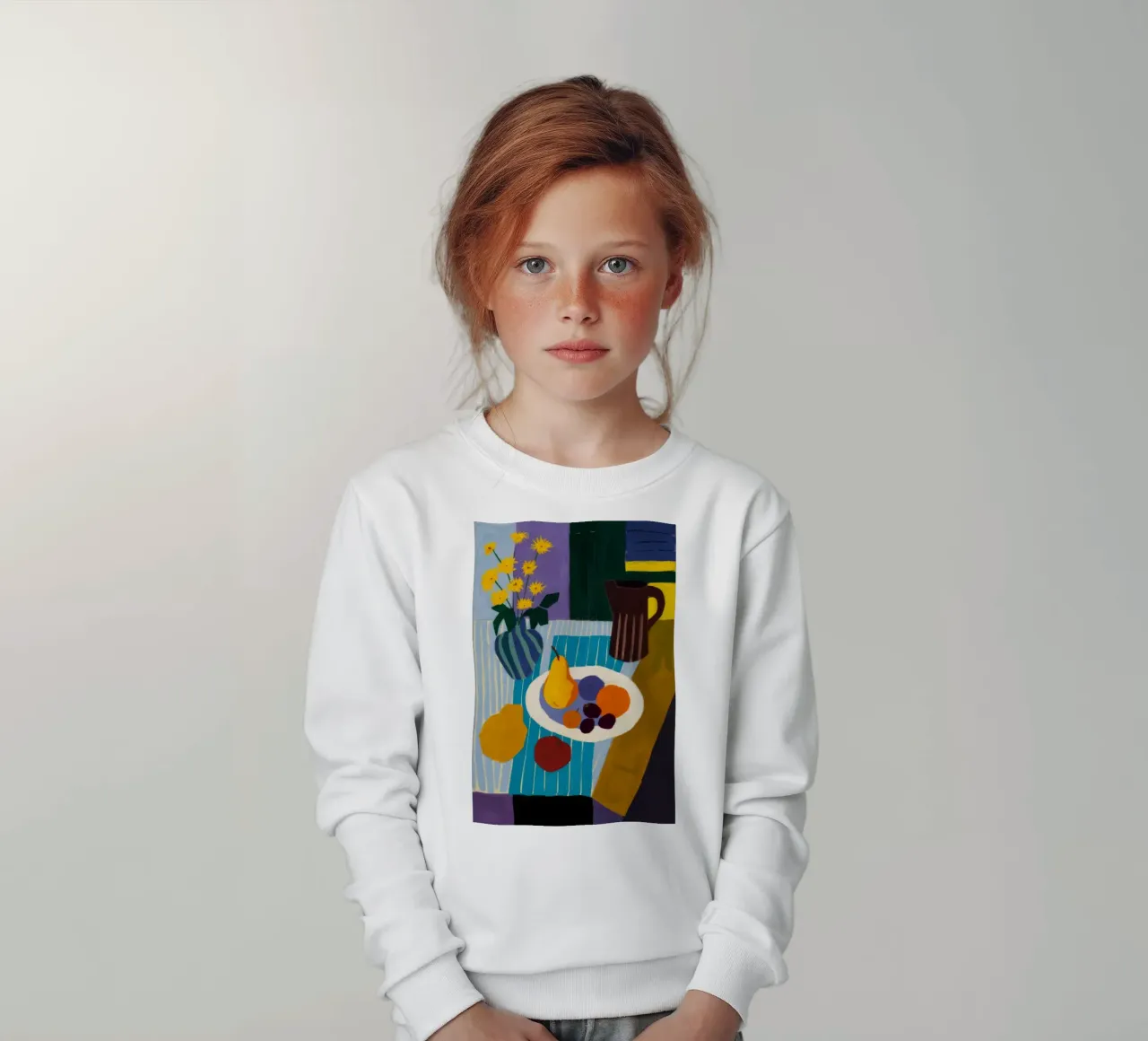 Bodegón en bloques de color sudadera para niño de Stone Decade