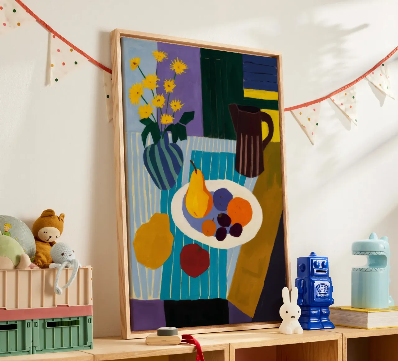 Color Block Still Life canvas by Stone Decade
