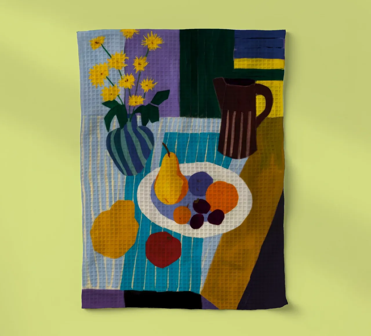Color Block Still Life tea towel by Stone Decade