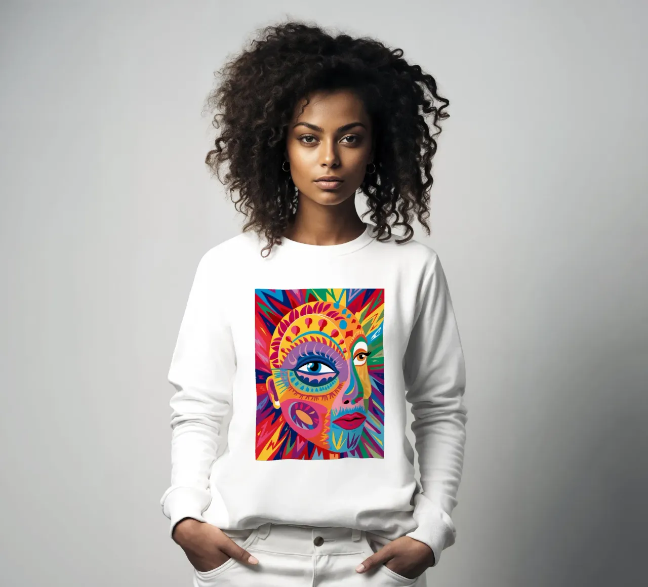Sguardo psichedelico dell'anima felpa da Muse Artworks