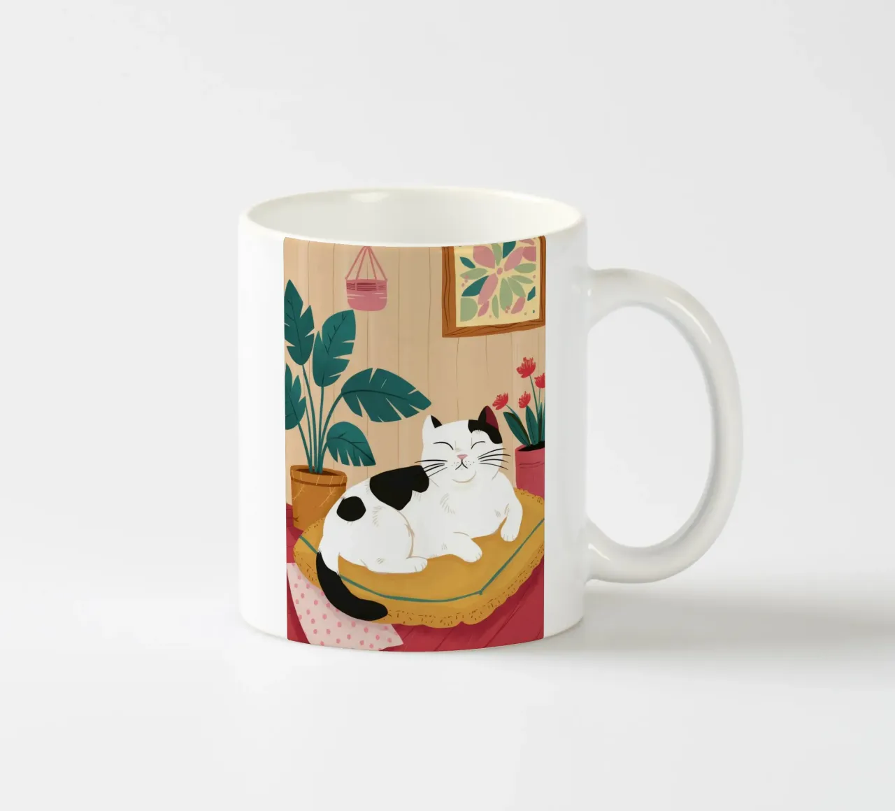 Sonnellino di vernice Yin Yang tazza in ceramica da FadeAura