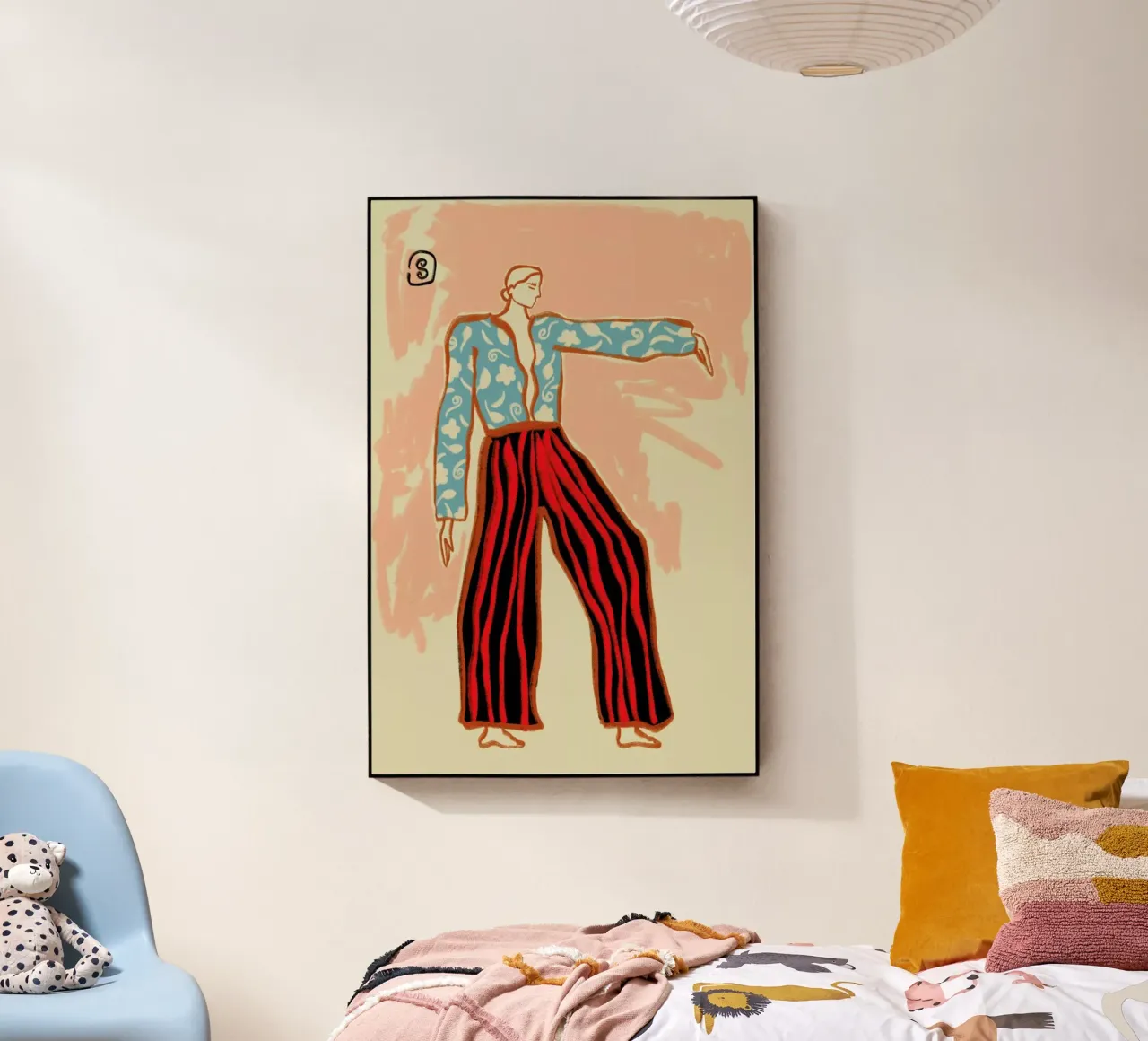 New Year Dance acrylic glass by Sandra Poliakov