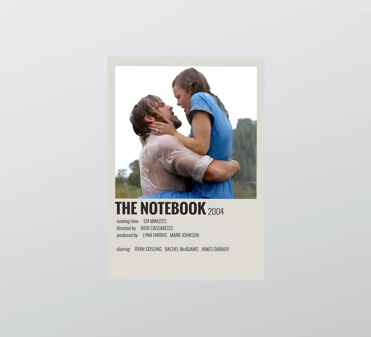 THE NOTEBOOK 2004 adesivo da MVFminimalist