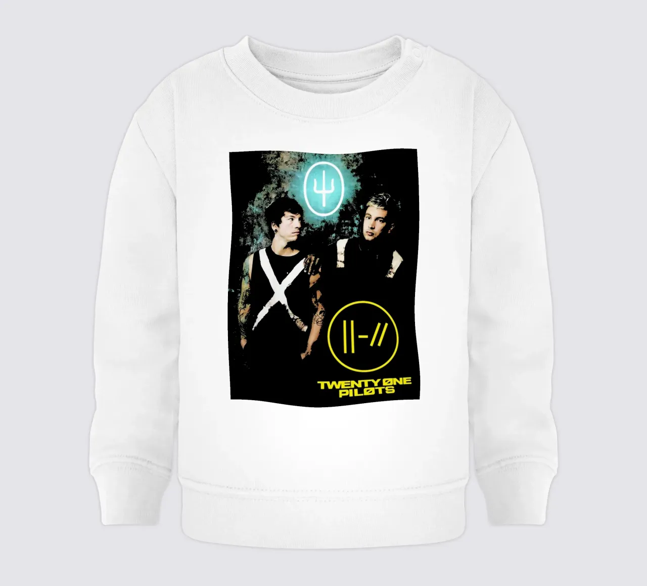 Arte dei Twenty One Pilots felpa neonato da music soul