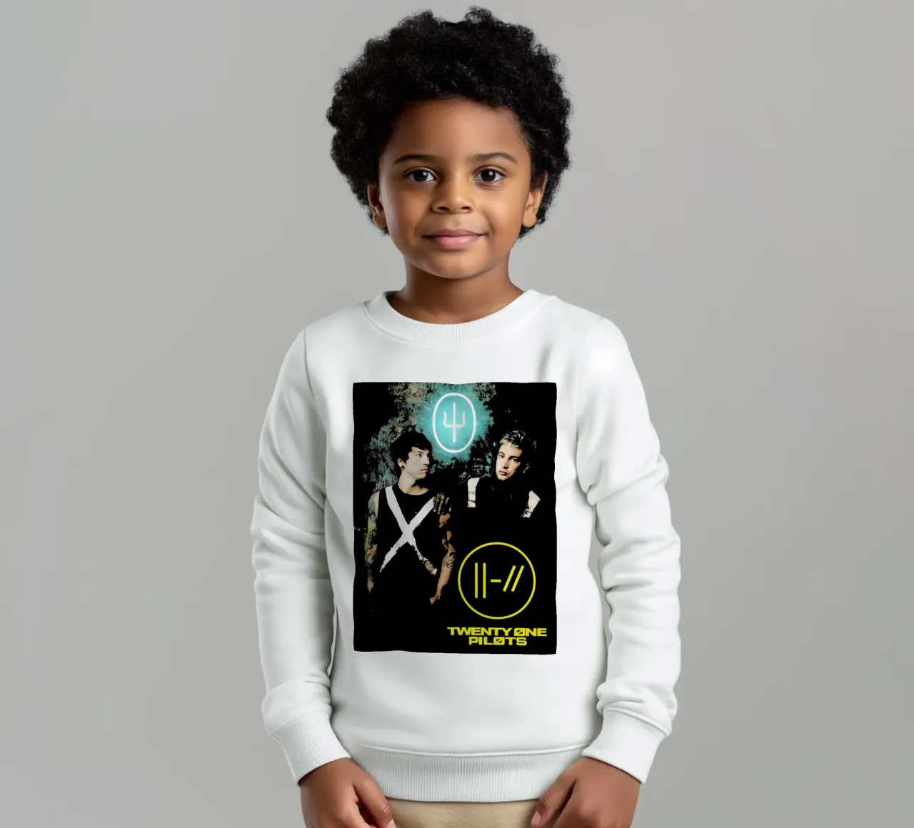 Arte dei Twenty One Pilots felpa bambino da music soul