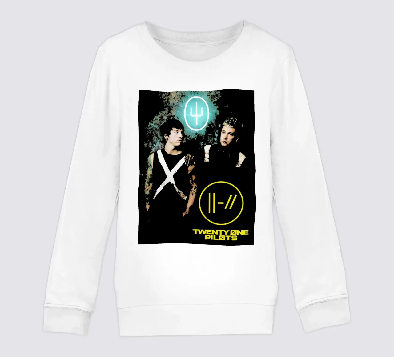 Arte dei Twenty One Pilots felpa bambino da music soul