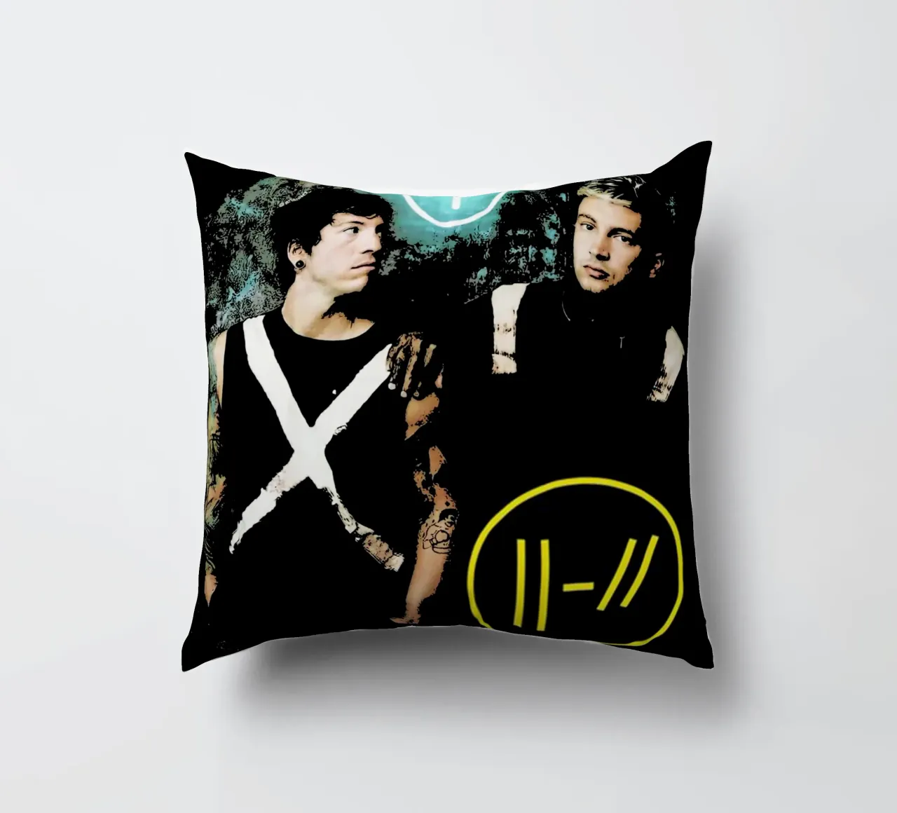 Arte dei Twenty One Pilots cuscino da music soul