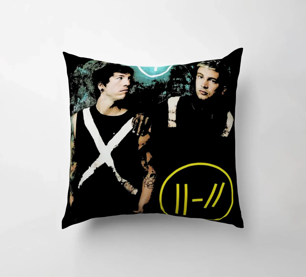 Arte dei Twenty One Pilots cuscino da music soul