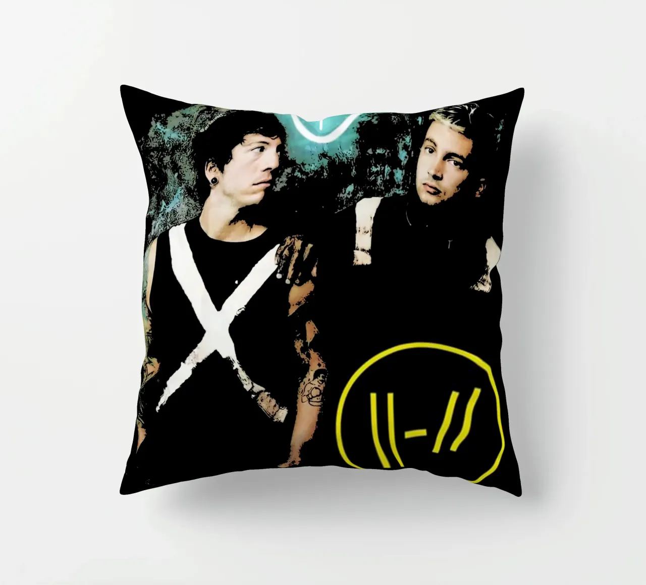 Arte dei Twenty One Pilots cuscino da music soul