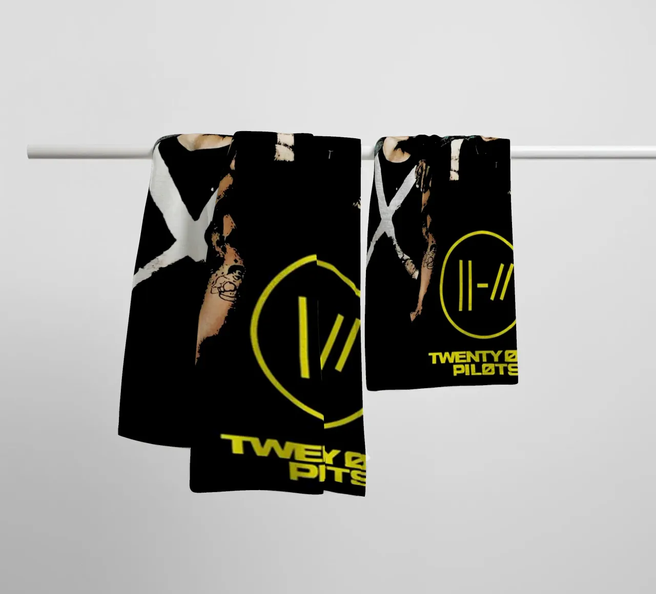 Arte dei Twenty One Pilots asciugamano da bagno da music soul