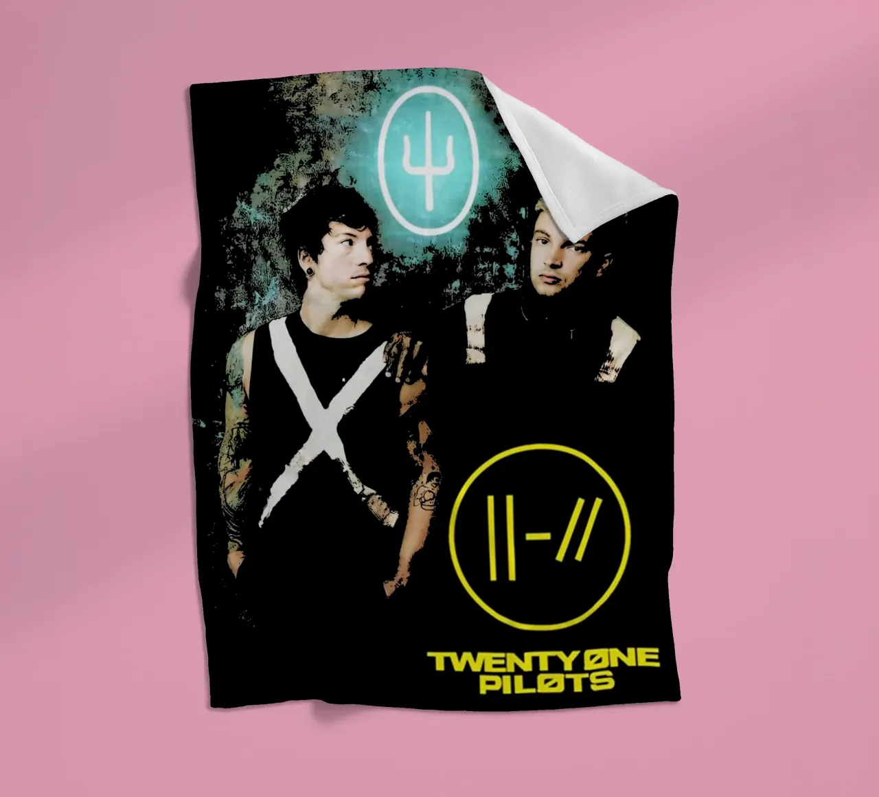 Arte dei Twenty One Pilots coperta in pile da music soul