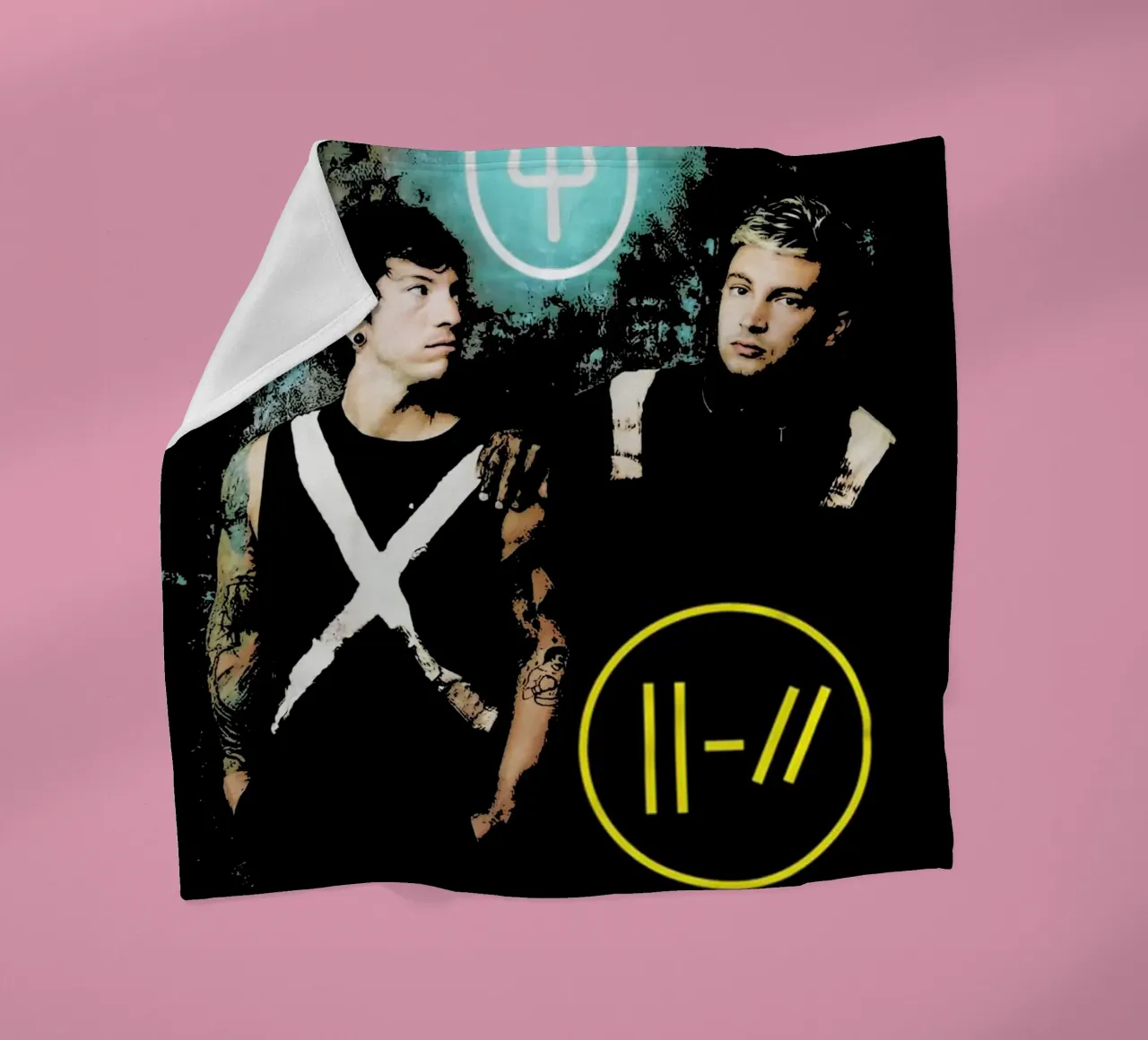 Arte dei Twenty One Pilots coperta in pile da music soul