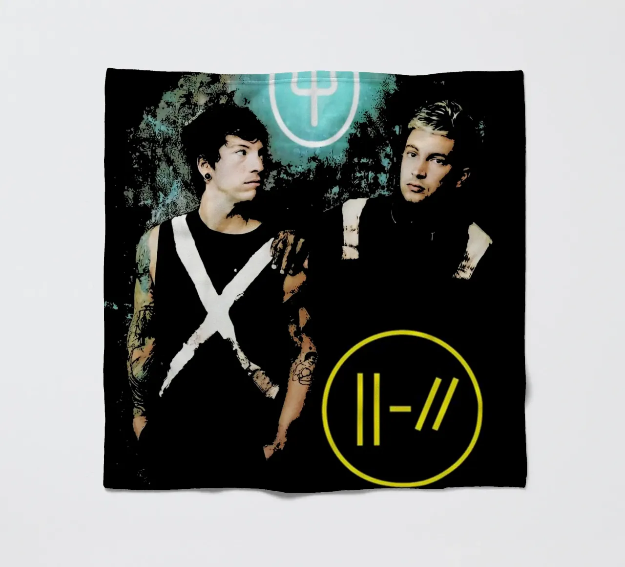 Arte dei Twenty One Pilots coperta in pile da music soul