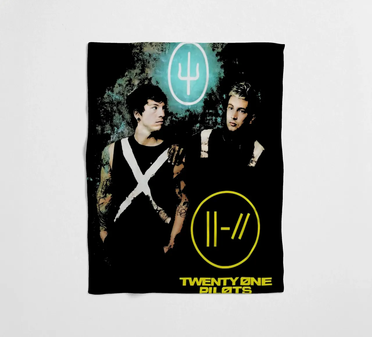 Arte dei Twenty One Pilots coperta in pile da music soul