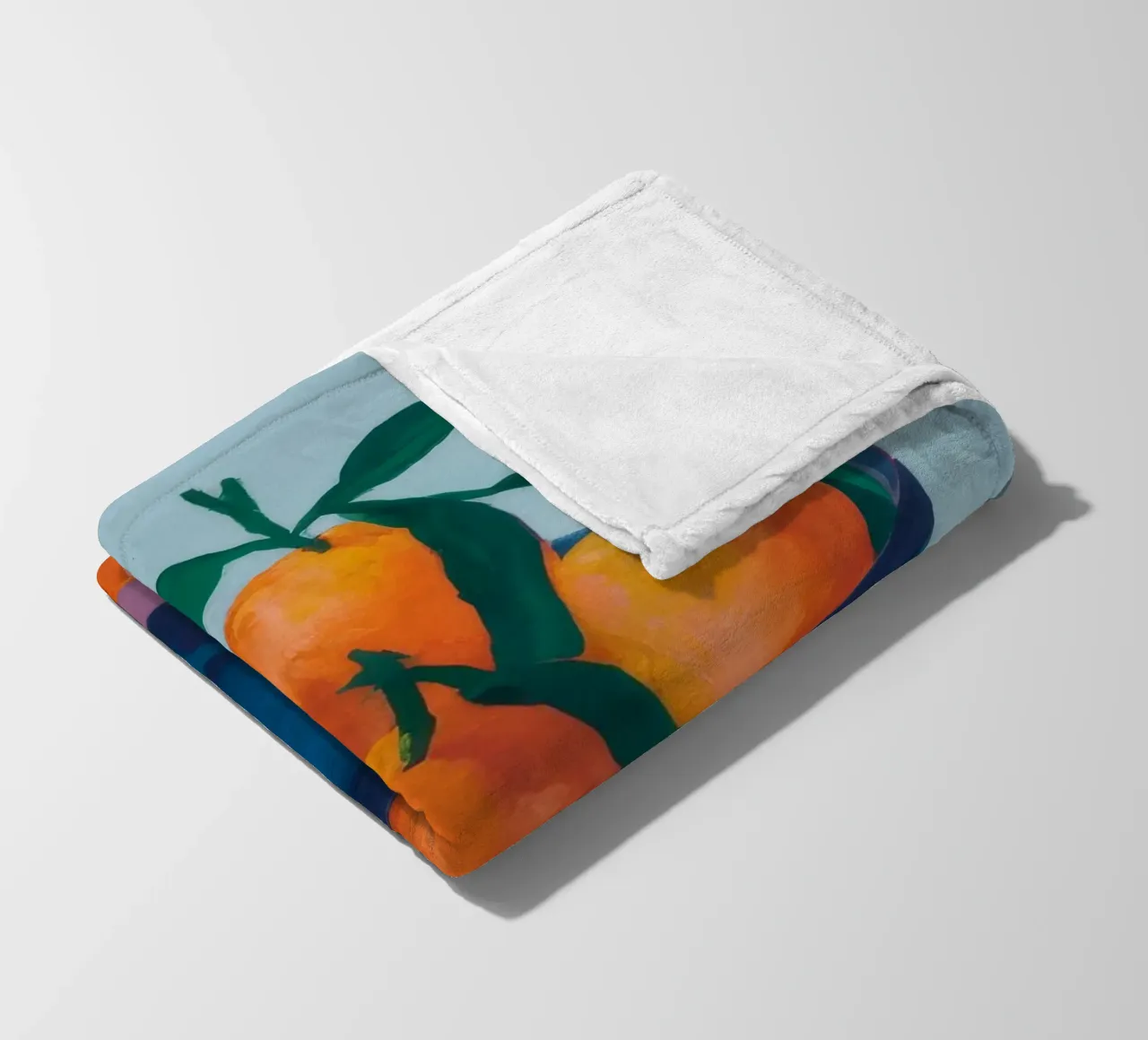 Arancioni in tessuto a scacchi coperta in pile da Haven Fantasy