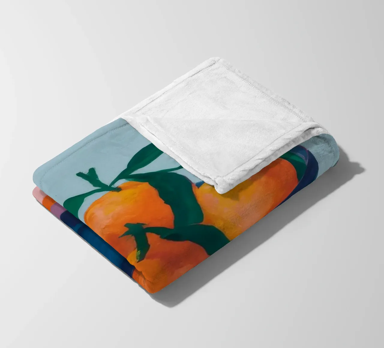 Arancioni in tessuto a scacchi coperta in pile da Haven Fantasy