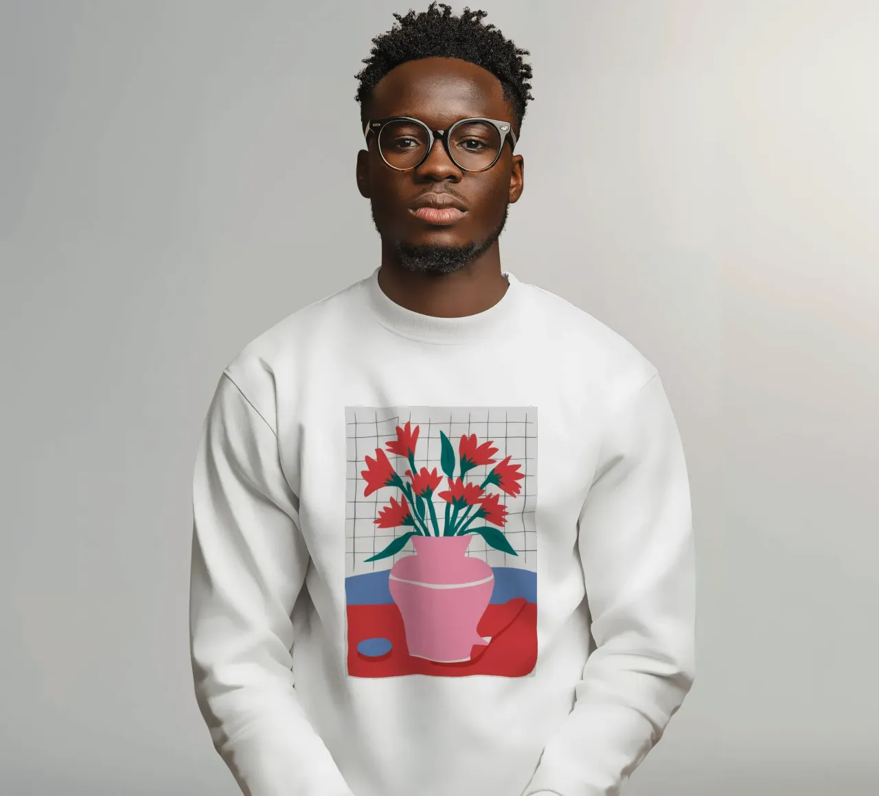 Vaso rosa a griglia felpa da Haven Fantasy