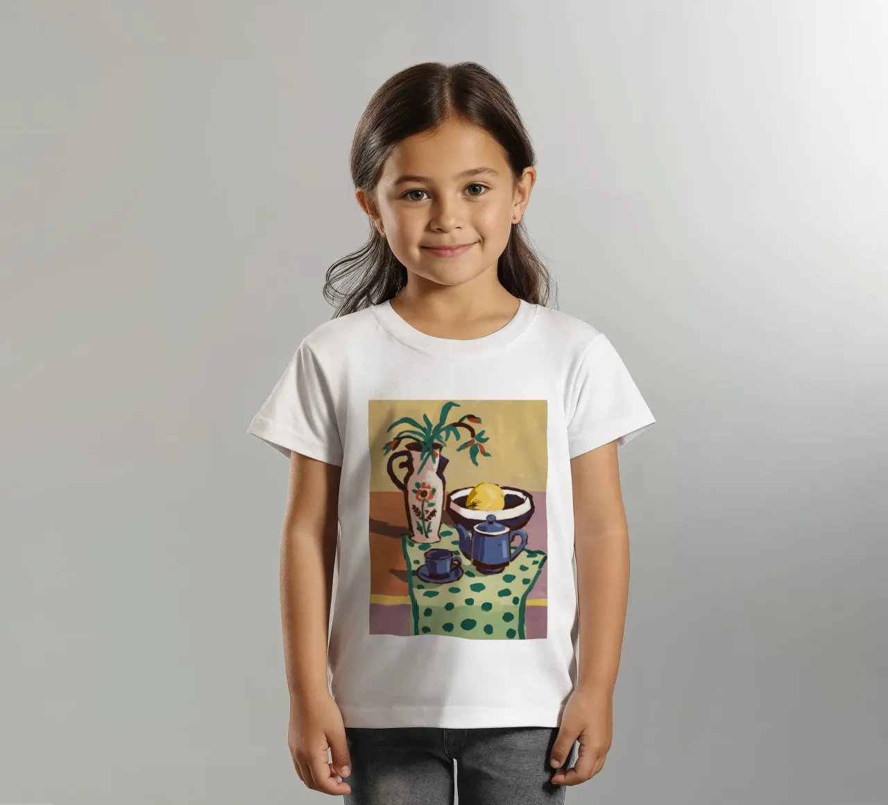 Muted Tones Still Life kids t-shirt by Stone Decade