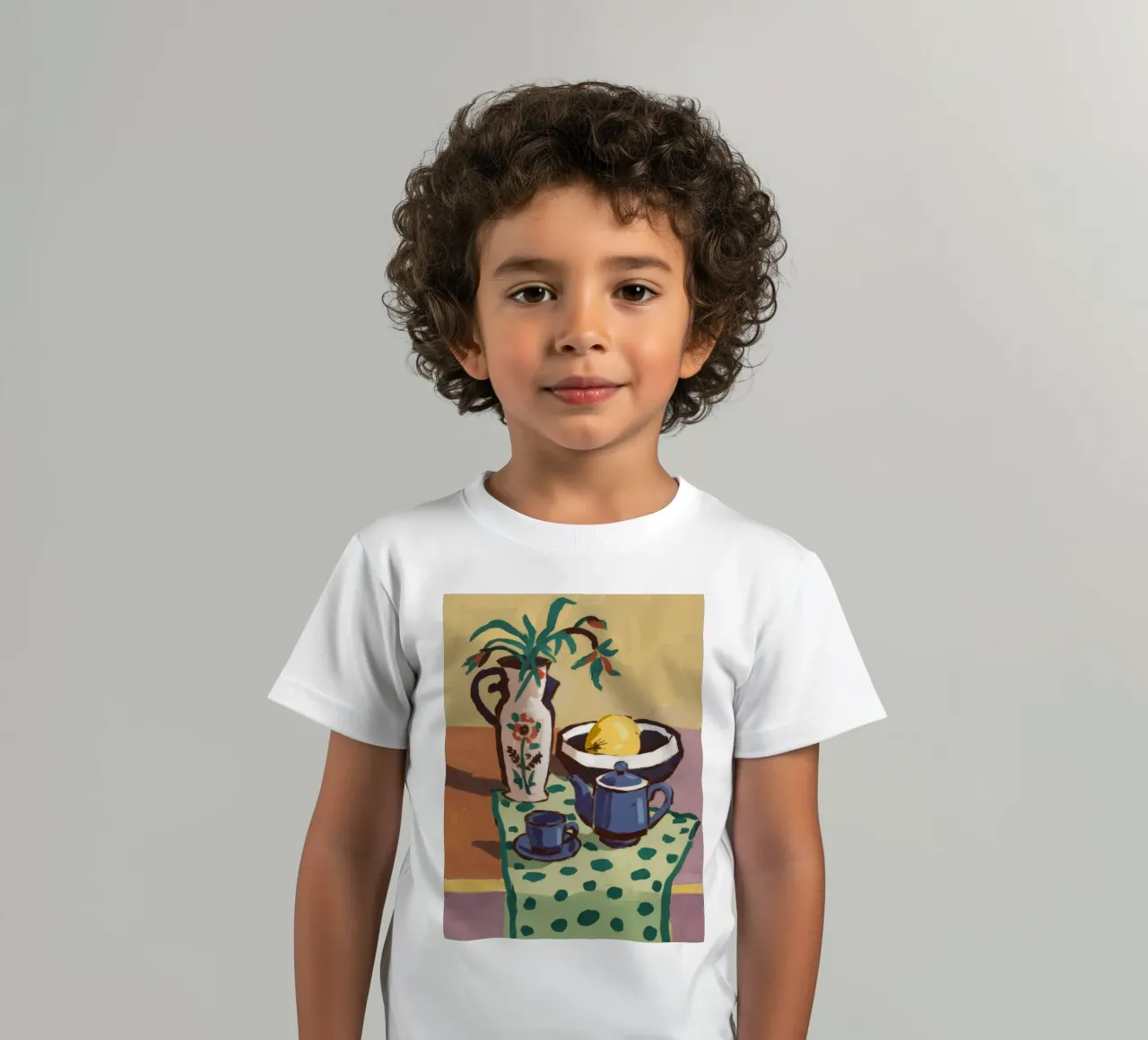 Muted Tones Still Life kids t-shirt by Stone Decade