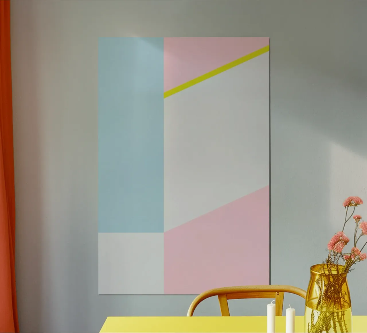 Mia no.2 poster met kunststof frame van Froilein Juno