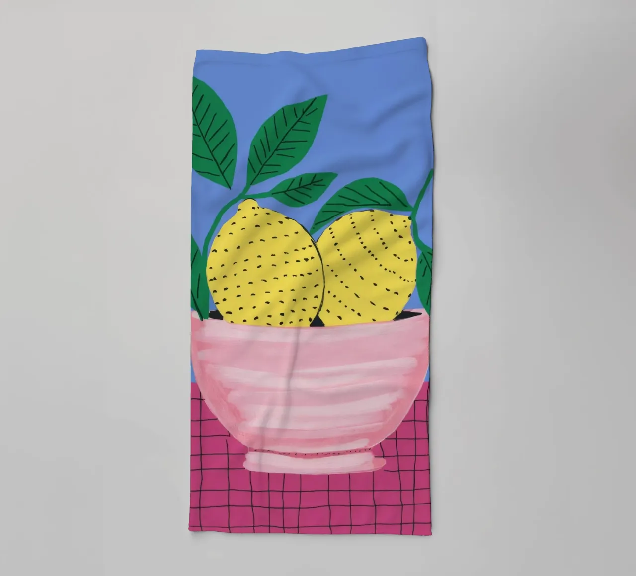 Zitronenschale Rosa Handtuch von Haven Fantasy