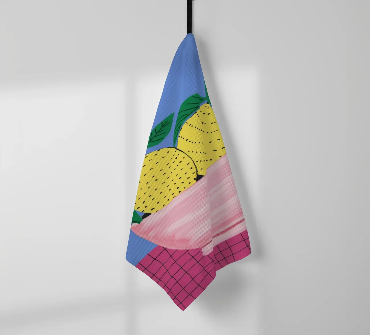 Zitronenschale Rosa Geschirrtuch von Haven Fantasy
