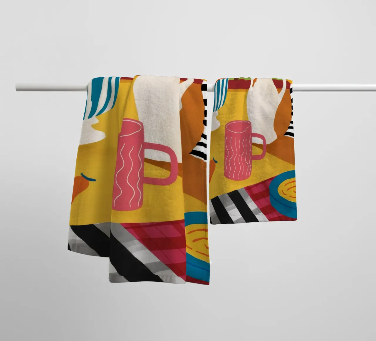 Zebra Pitcher Stillness towel by Muse Artworks