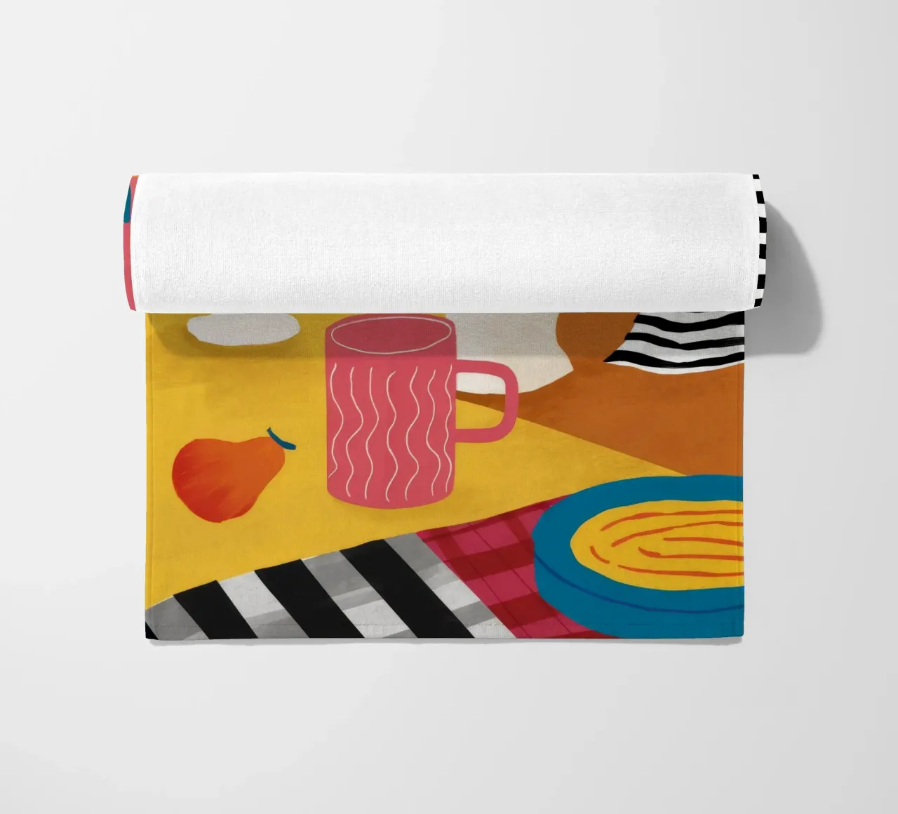 Zebra Pitcher Stillness beach towel by Muse Artworks