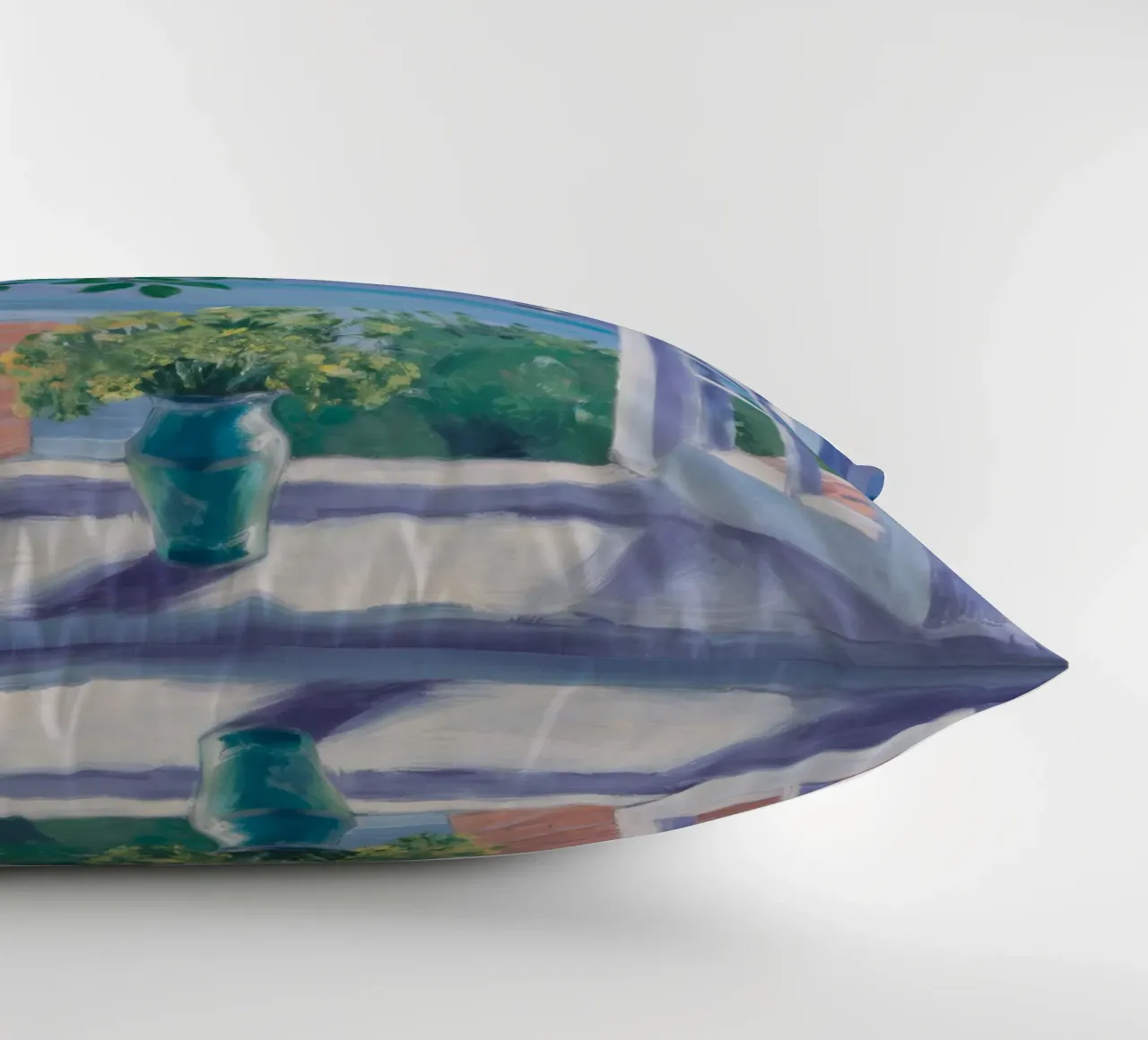 Open Window Seascape decorative cushion by FadeAura