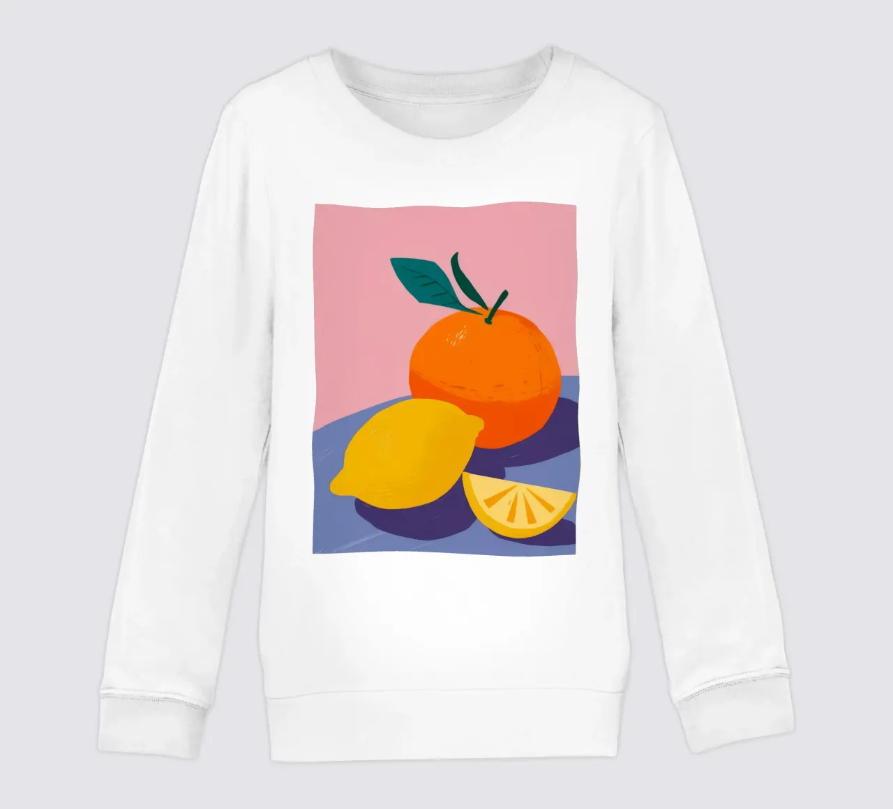Duo orange et citron sweat enfant de Haven Fantasy