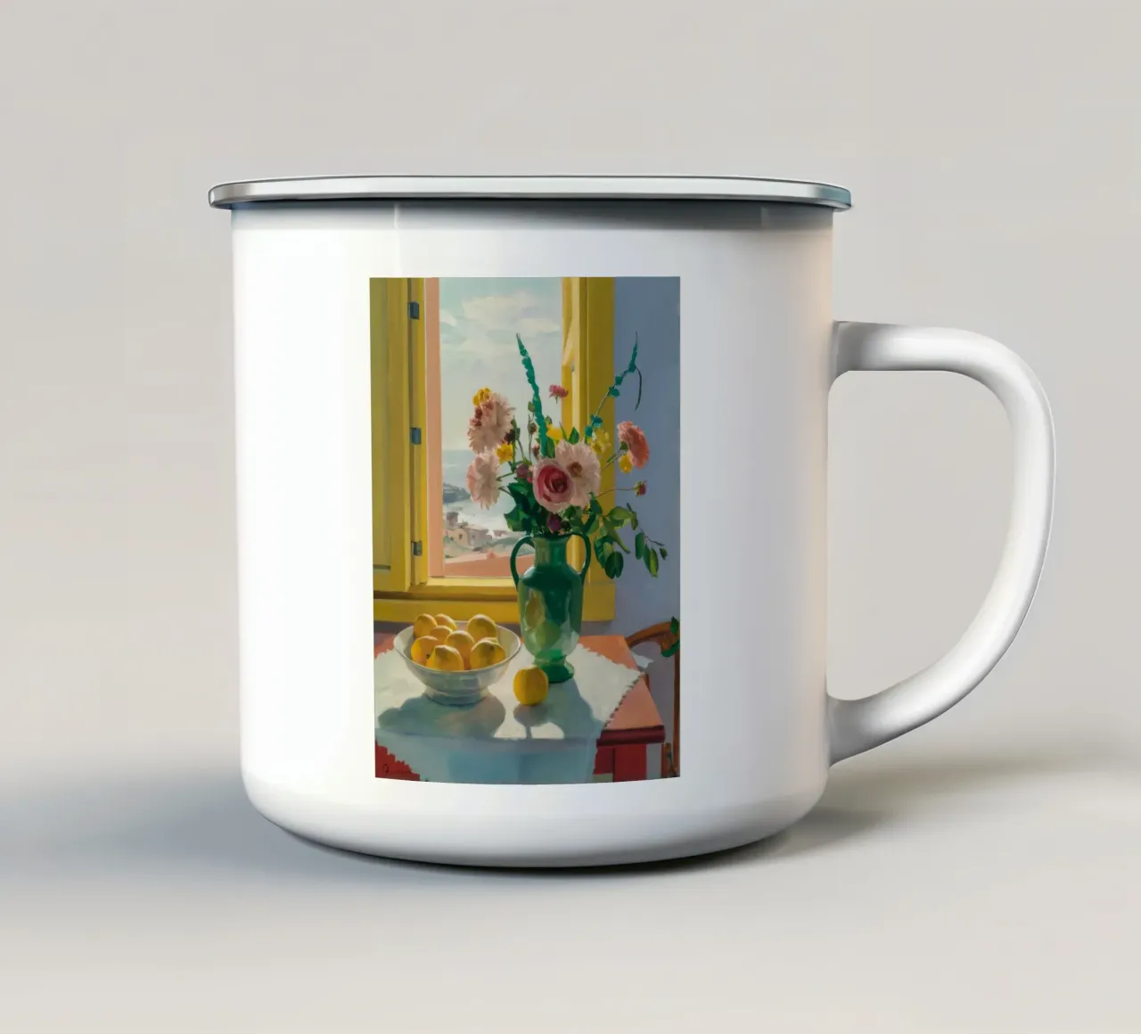 Pasticceria Window Light tazza in smalto da Stone Decade