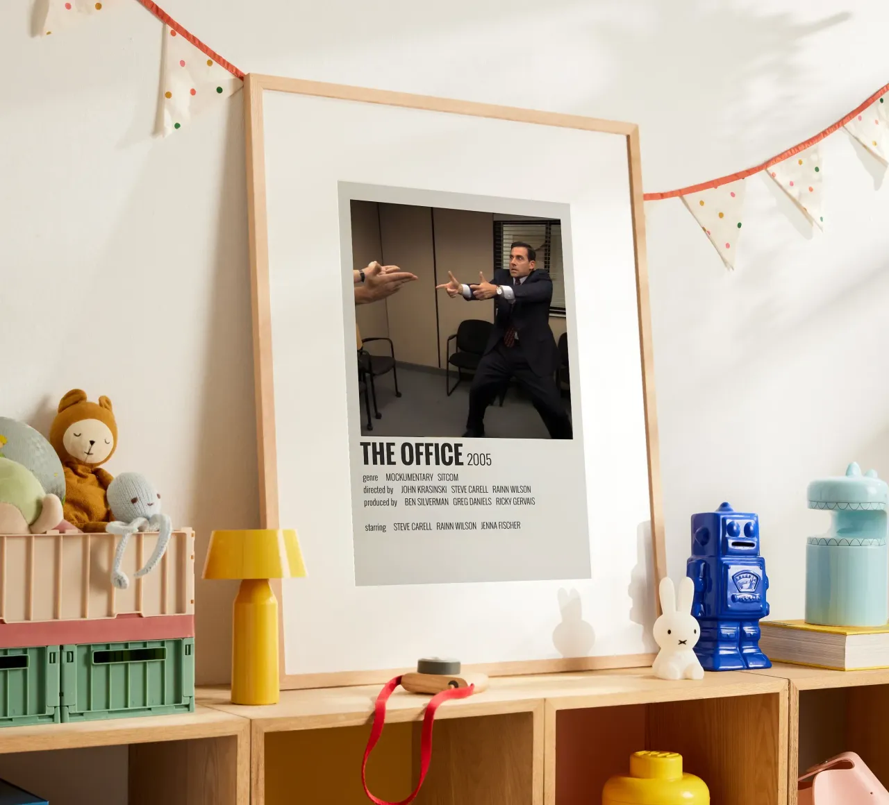 THE OFFICE 2005 poster con telaio in alluminio da MVFminimalist