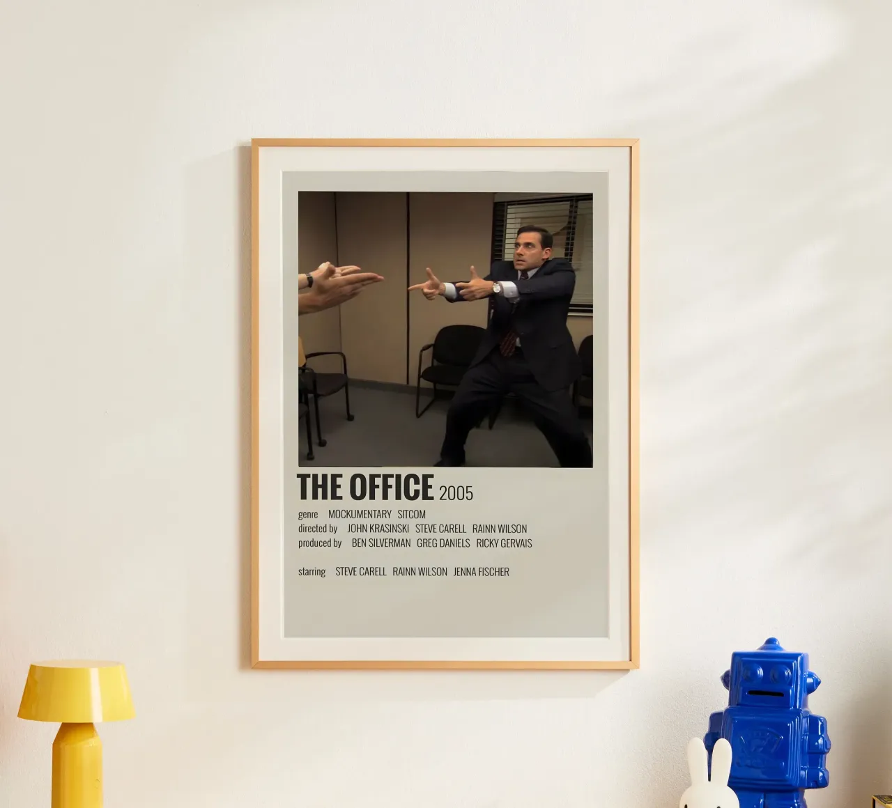THE OFFICE 2005 poster con telaio in alluminio da MVFminimalist