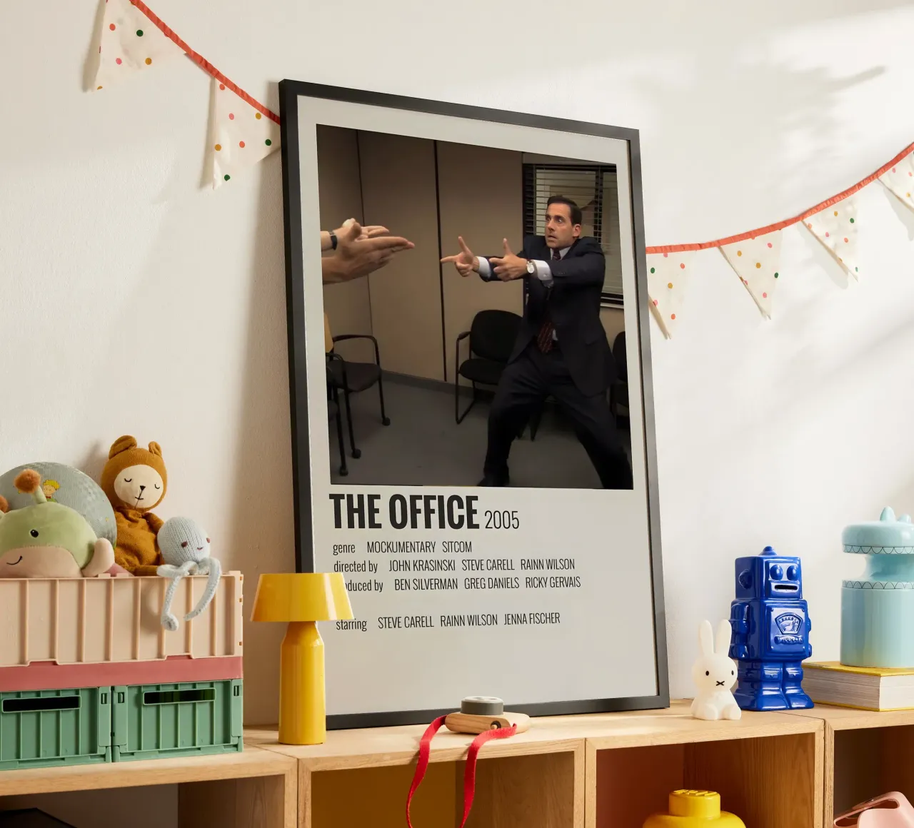 THE OFFICE 2005 poster con telaio in alluminio da MVFminimalist