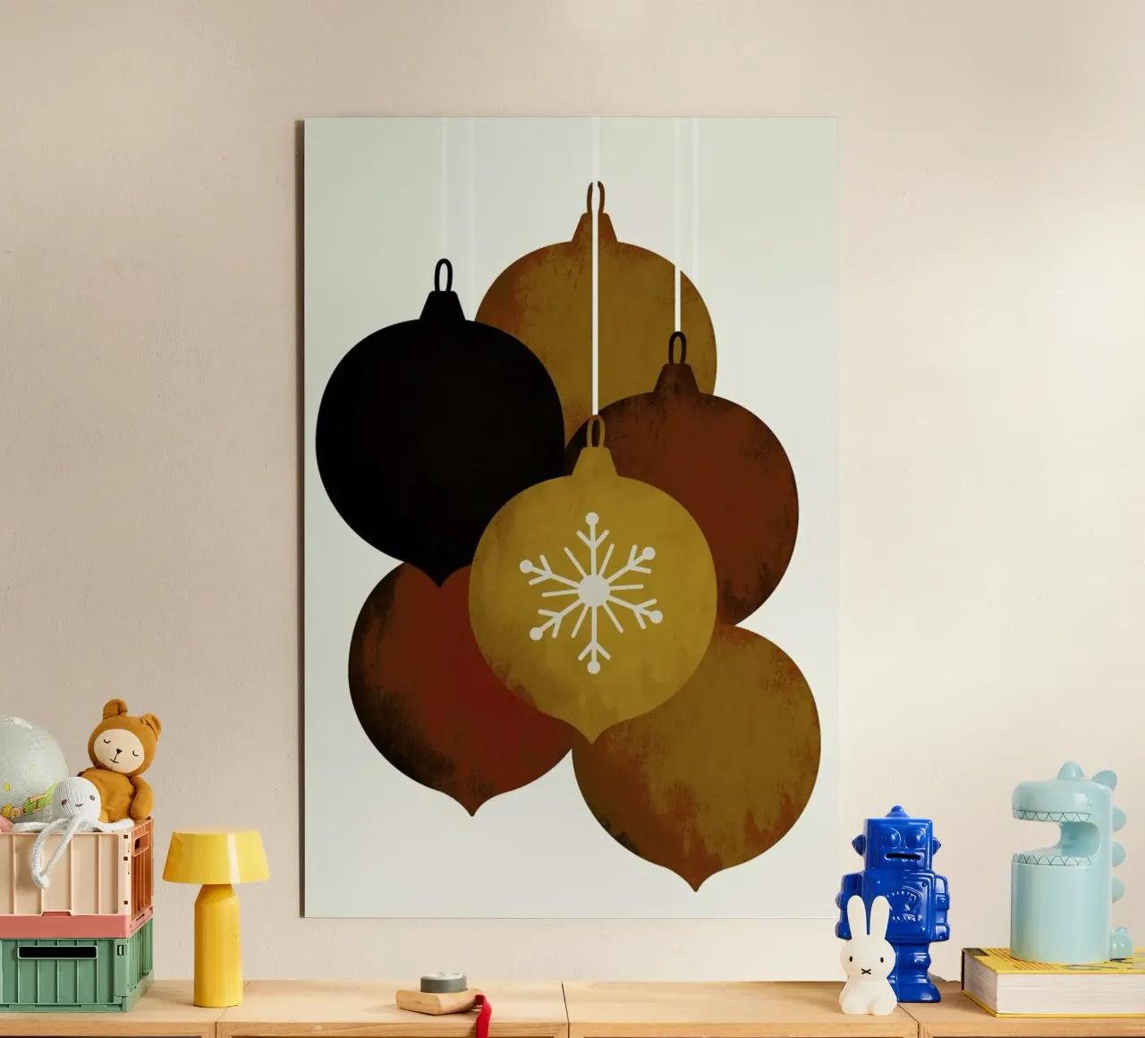 Jingle Bells 3 alu-dibond by Kubistika
