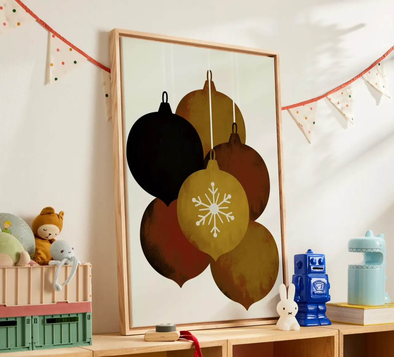 Jingle Bells 3 canvas by Kubistika