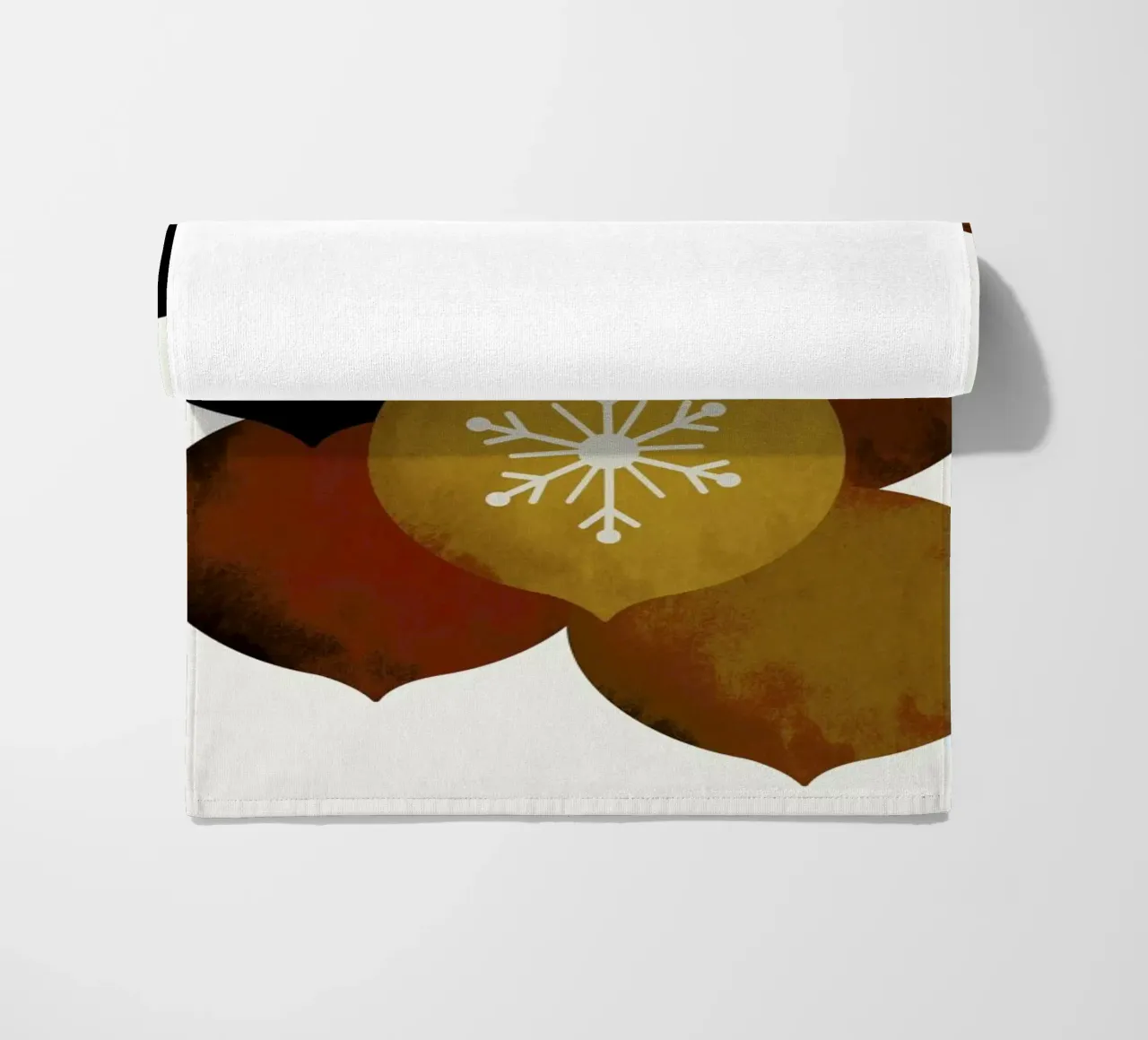 Jingle Bells 3 beach towel by Kubistika