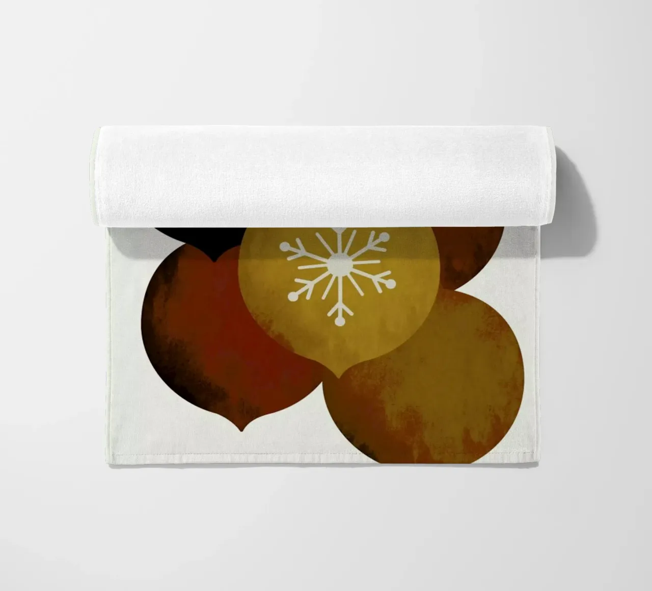 Jingle Bells 3 beach towel by Kubistika