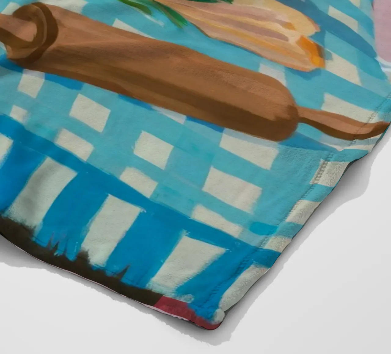 Peonie a mattarello coperta in pile da Muse Artworks