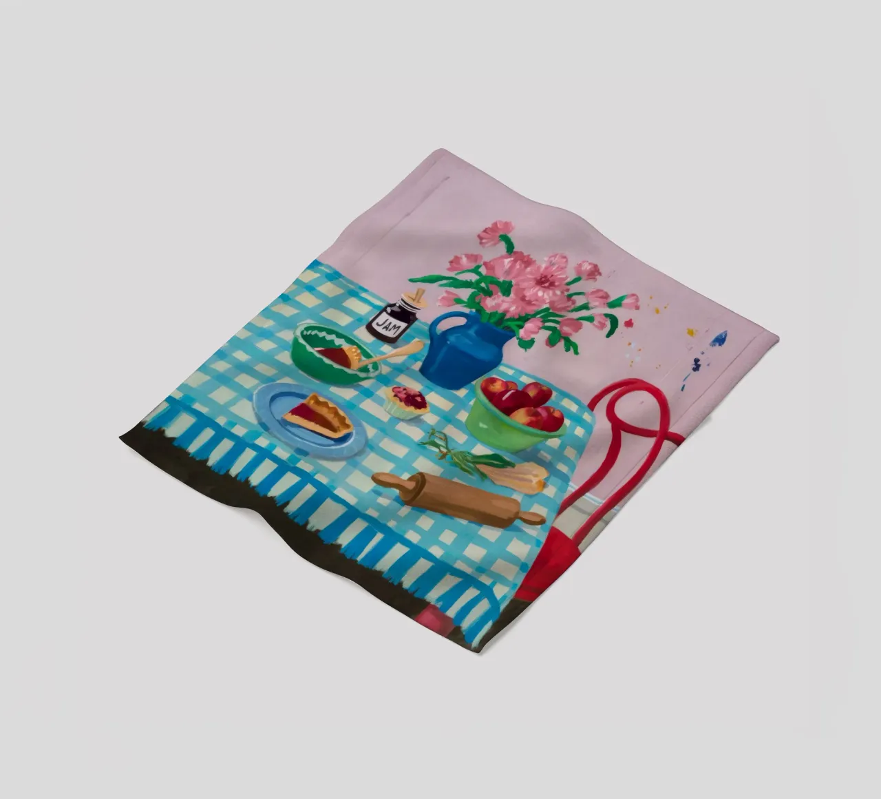 Peonie a mattarello coperta in pile da Muse Artworks