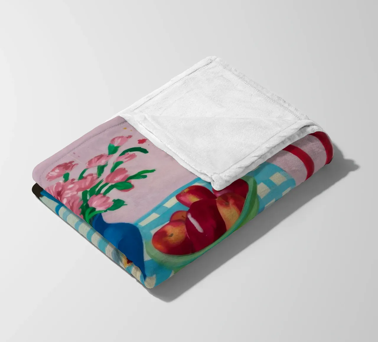 Peonie a mattarello coperta in pile da Muse Artworks