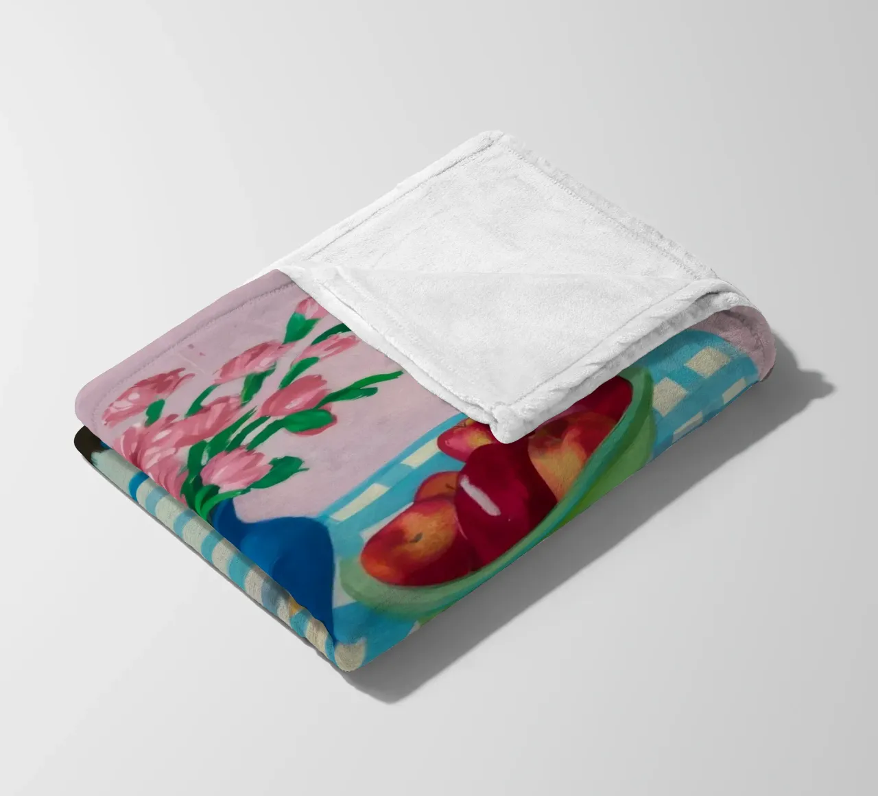 Peonie a mattarello coperta in pile da Muse Artworks