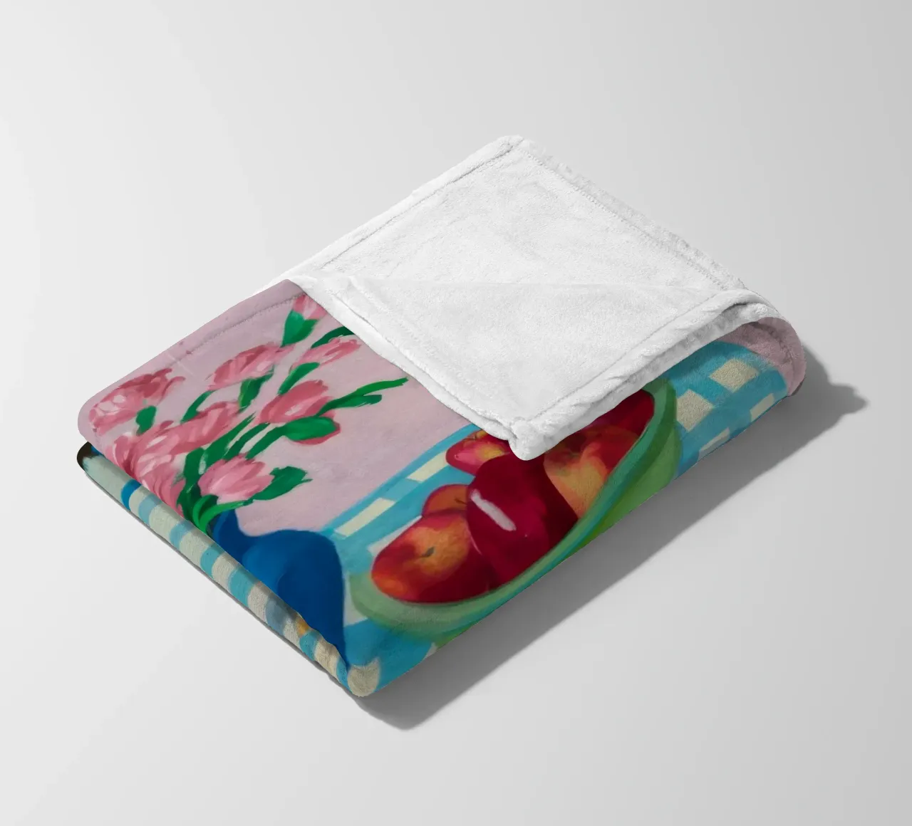 Peonie a mattarello coperta in pile da Muse Artworks