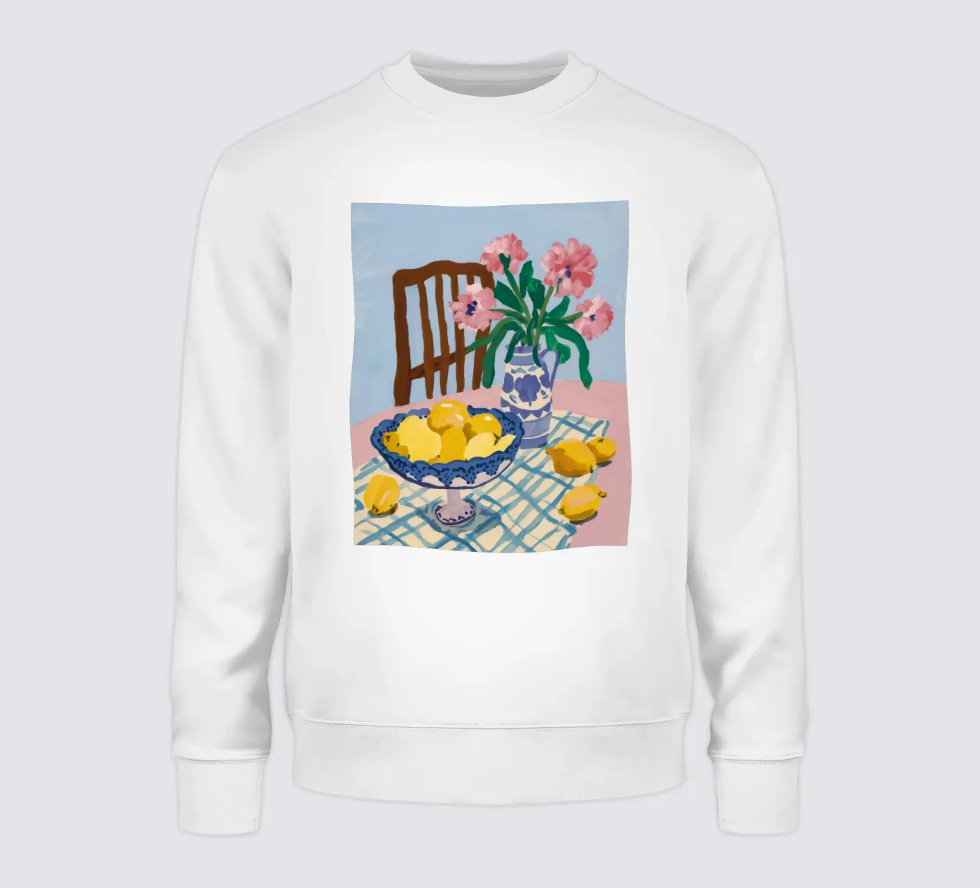 Limoni da tavola a scacchi felpa da FadeAura