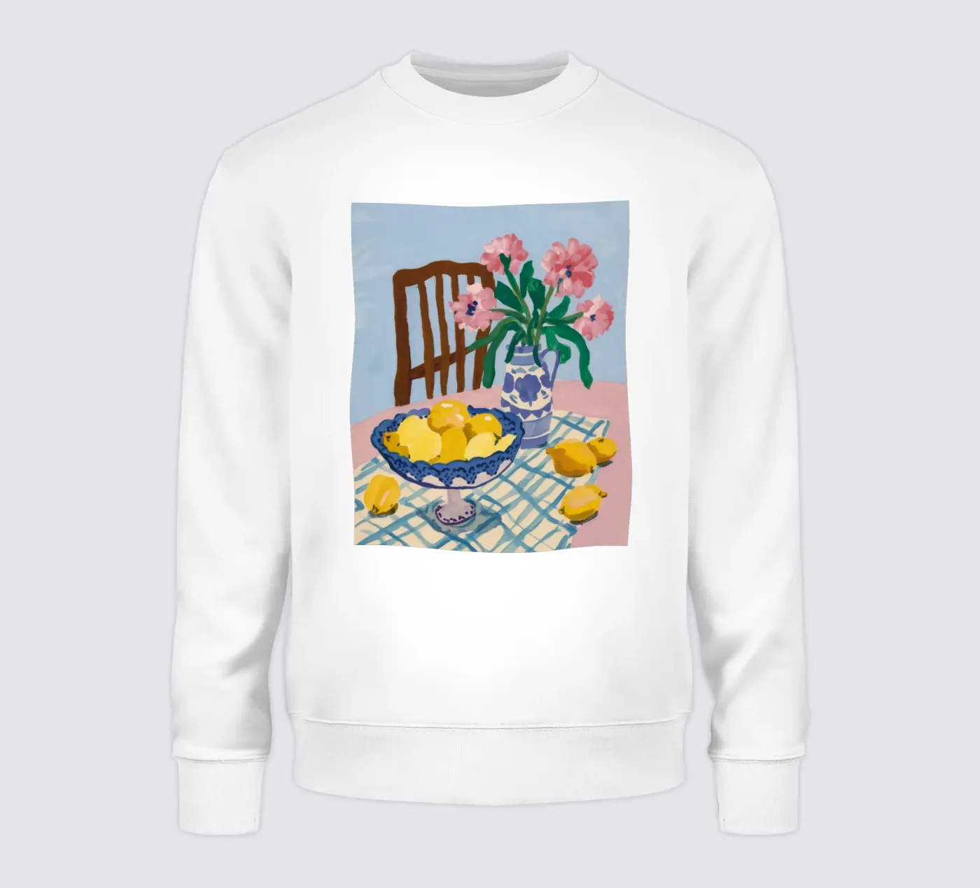 Checkered Table Lemons felpa da FadeAura
