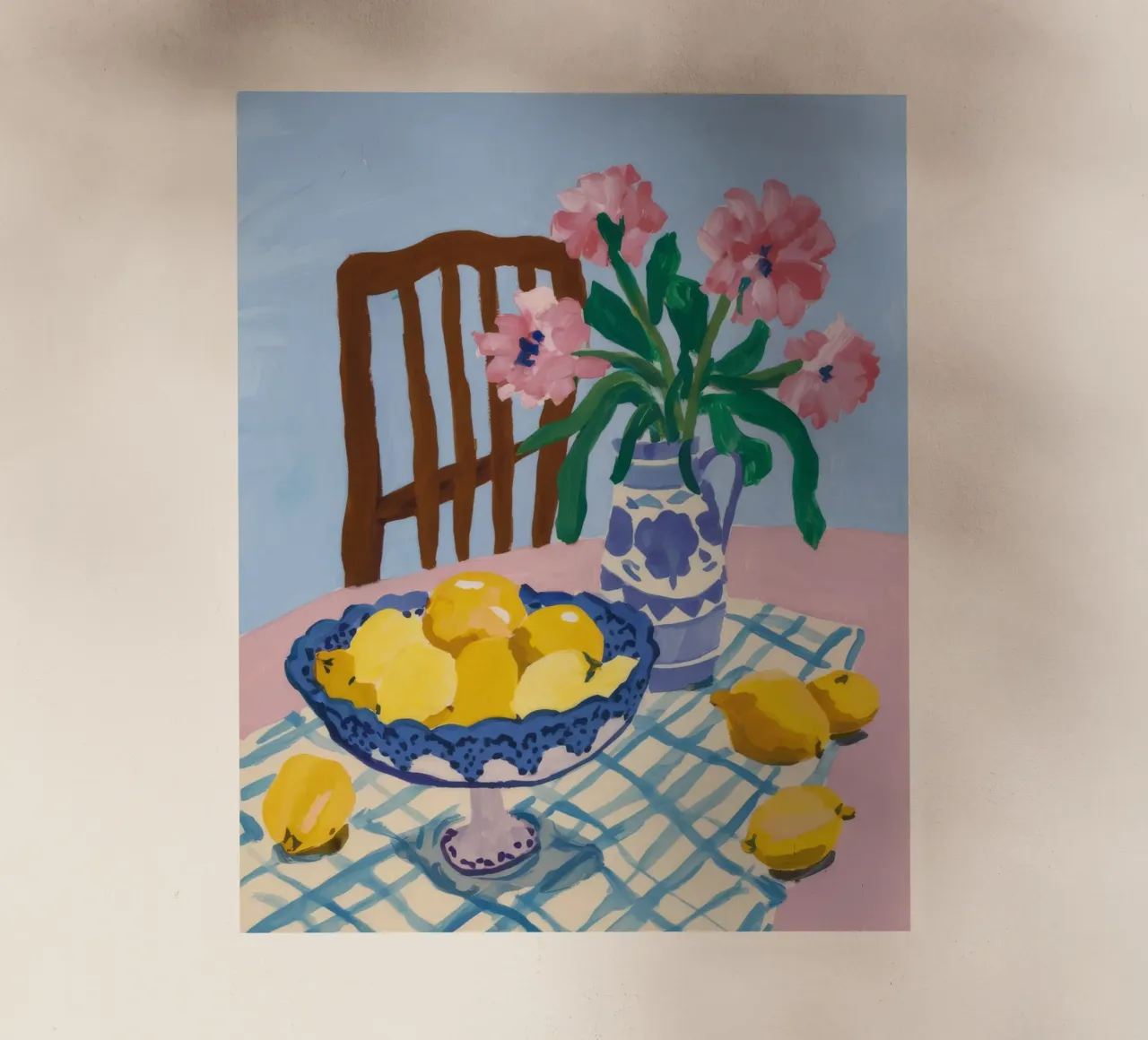 Limoni da tavola a scacchi pellicola backlit da FadeAura