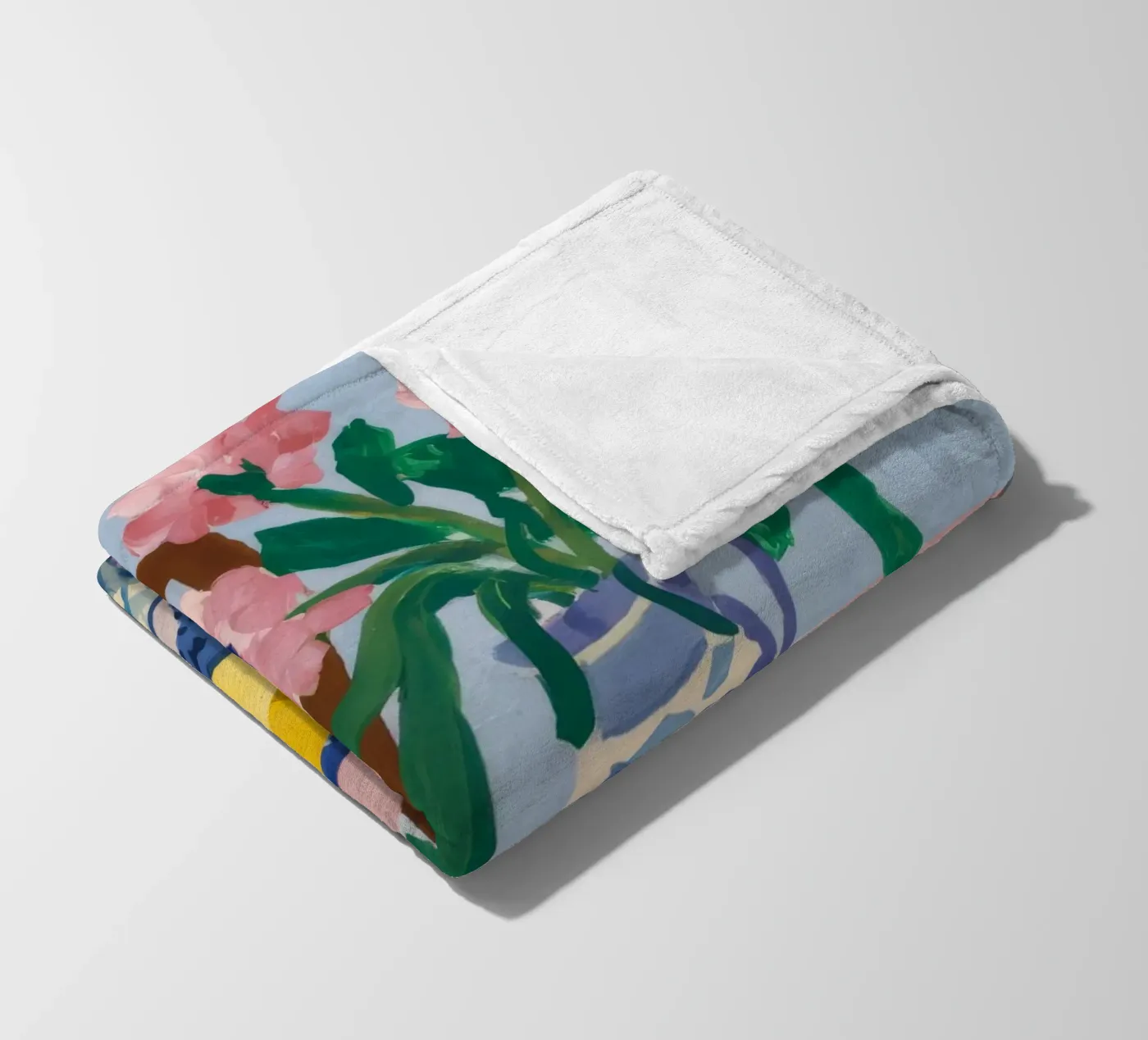 Karierter Tisch Zitronen Fleecedecke von FadeAura