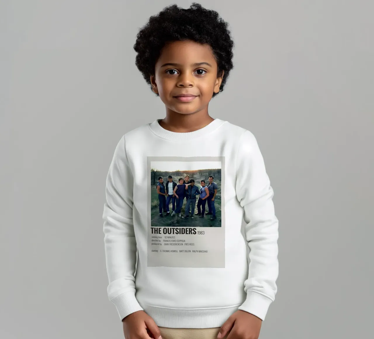 THE OUTSIDERS 1983 felpa bambino da MVFminimalist