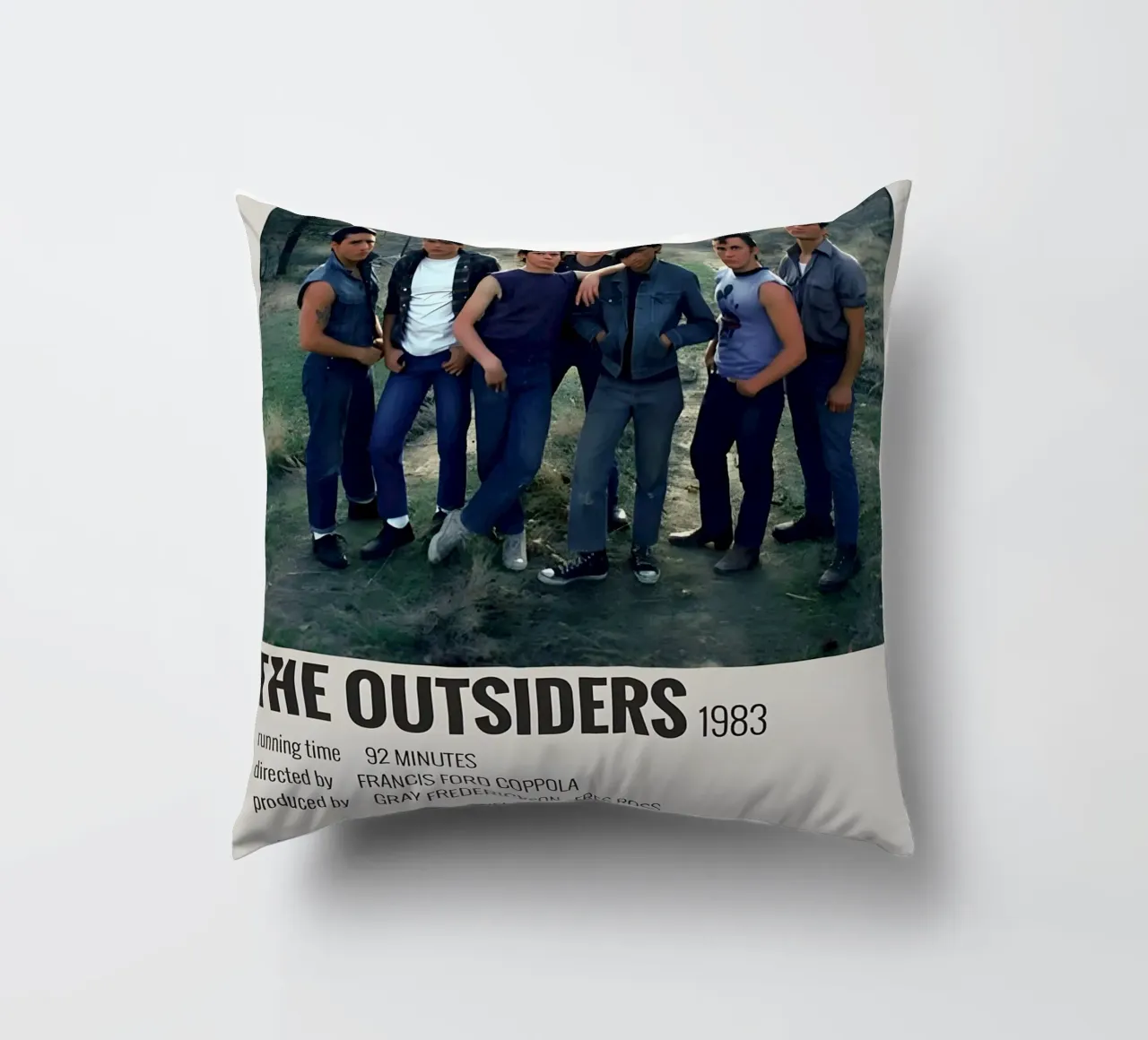 THE OUTSIDERS 1983 cuscino da MVFminimalist