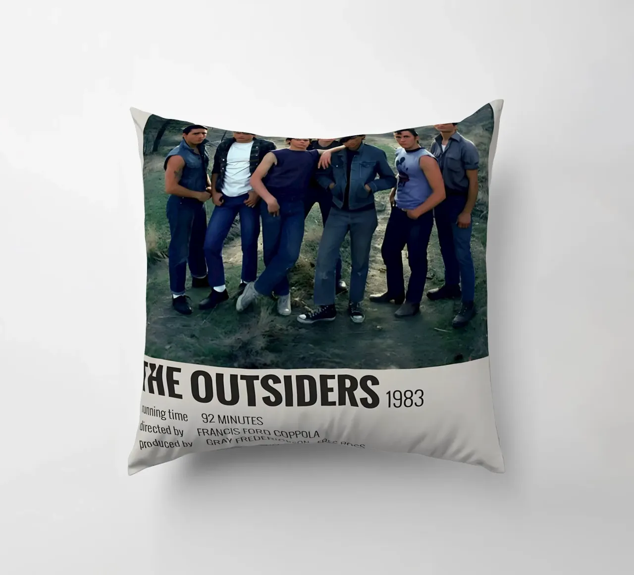 THE OUTSIDERS 1983 cuscino da MVFminimalist